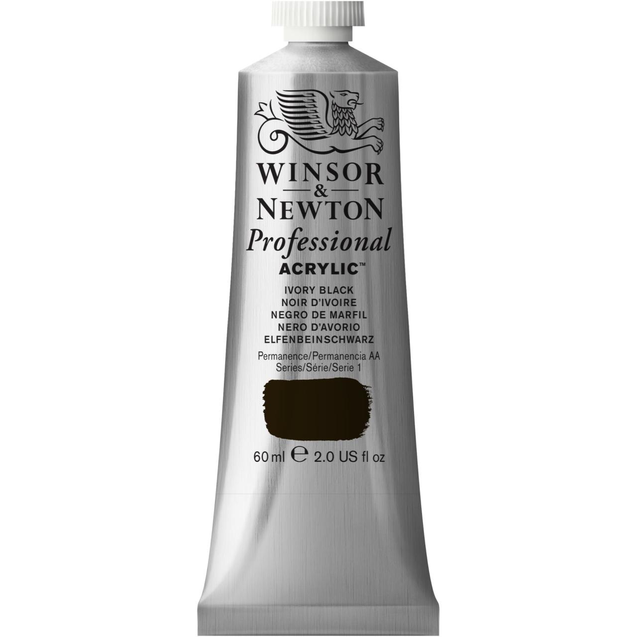 Profesyonel Akrilik Boya 60ml Seri 1 N:331 Ivory Black