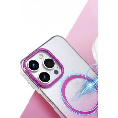 İphone 14 Pro Max Glossy Magsafe Kapak - Mavi