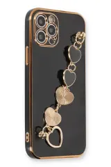 Newface İphone 12 Pro Kılıf Esila Silikon - Siyah