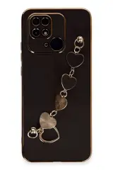 Newface Xiaomi Redmi 10c Kılıf Esila Silikon - Siyah