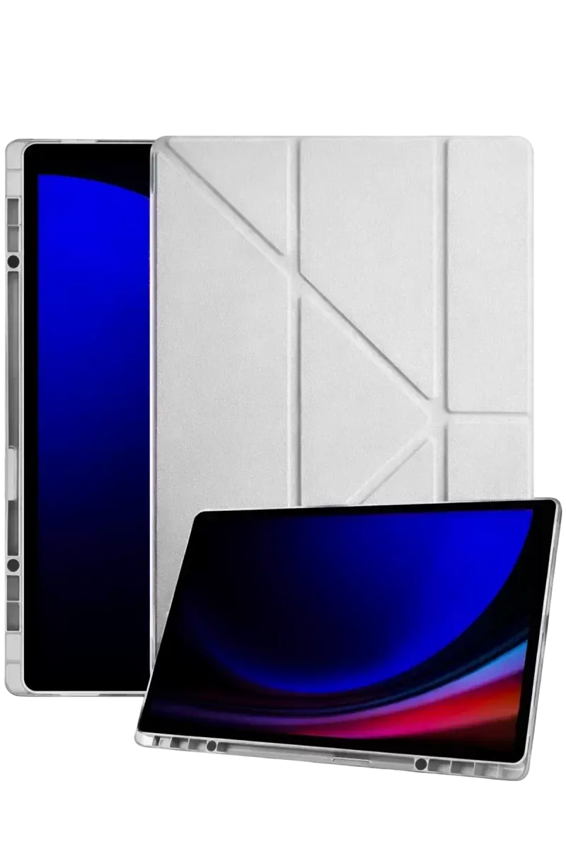 Newface Samsung Galaxy X730 Tab S11 Kalemlikli Mars Tablet Kılıfı - Gri