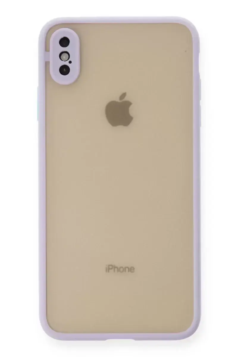 Newface Apple İphone X Kılıf Montreal Silikon Kapak - Mor