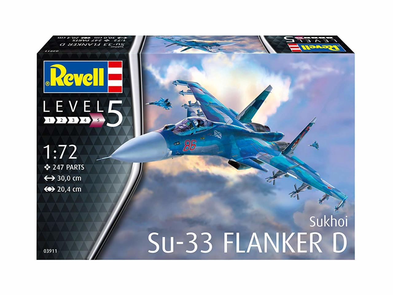 Su-33 Flanker D Sukhoi Model Uçak - 1/72 - 3911