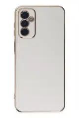 Newface Samsung Galaxy M23 Kılıf Volet Silikon - Beyaz