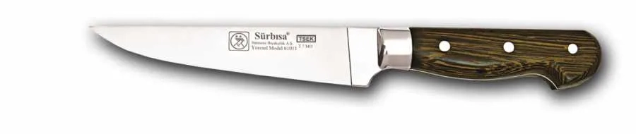 61011ym - Sürmene Yöresel Kasap Kemik Sıyırma Bıçağı 14,5 Cm