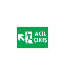 Acil Çıkış Uyarı Levhasi 25x35 KOD: 947