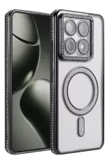 Newface Xiaomi Mi 14t Pro Joke Simli Magneticsafe Kılıf - Siyah