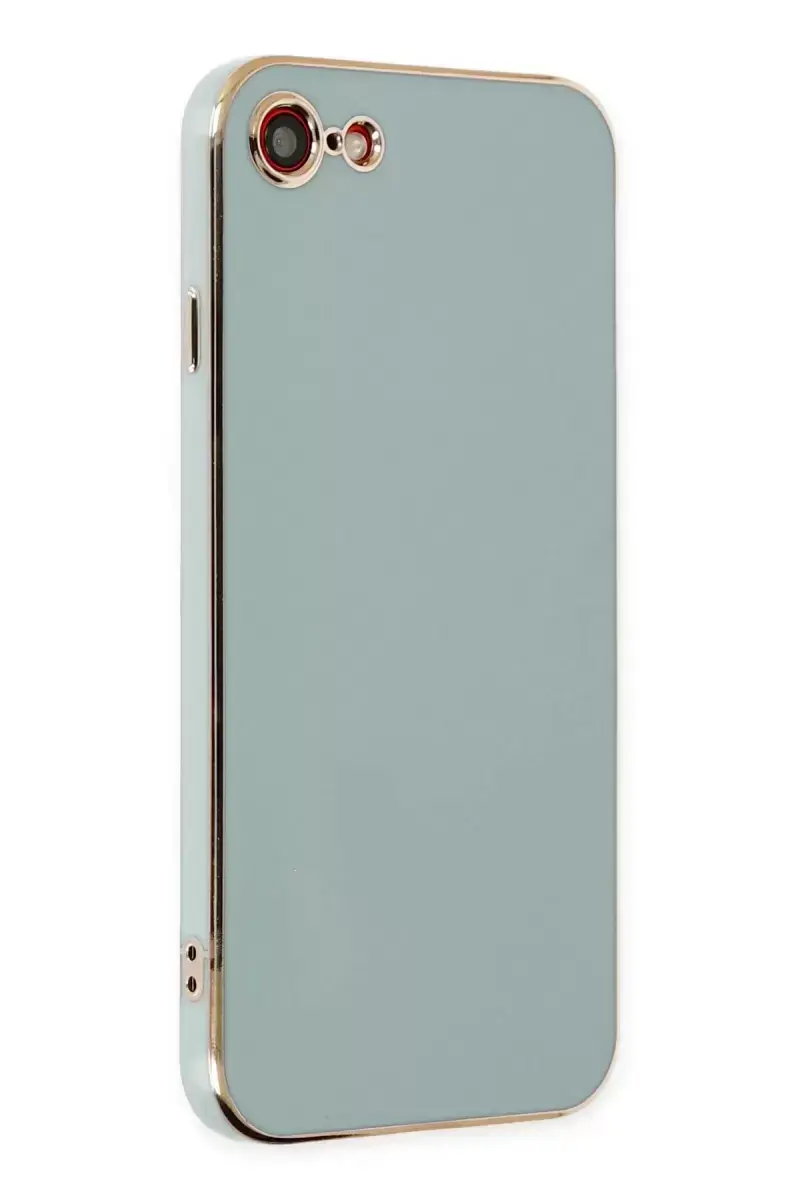 Newface İphone 7 Kılıf Volet Silikon - Açık Yeşil