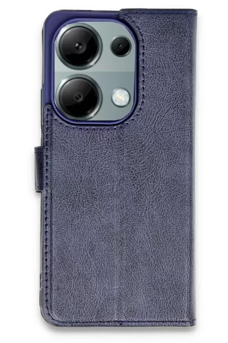 Newface Xiaomi Redmi Note 13 Pro 4g Kılıf Trend S Plus Kapaklı Kılıf - Lacivert