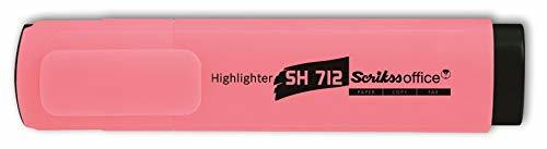 Office Fosforlu Kalem Pastel Pembe SH712