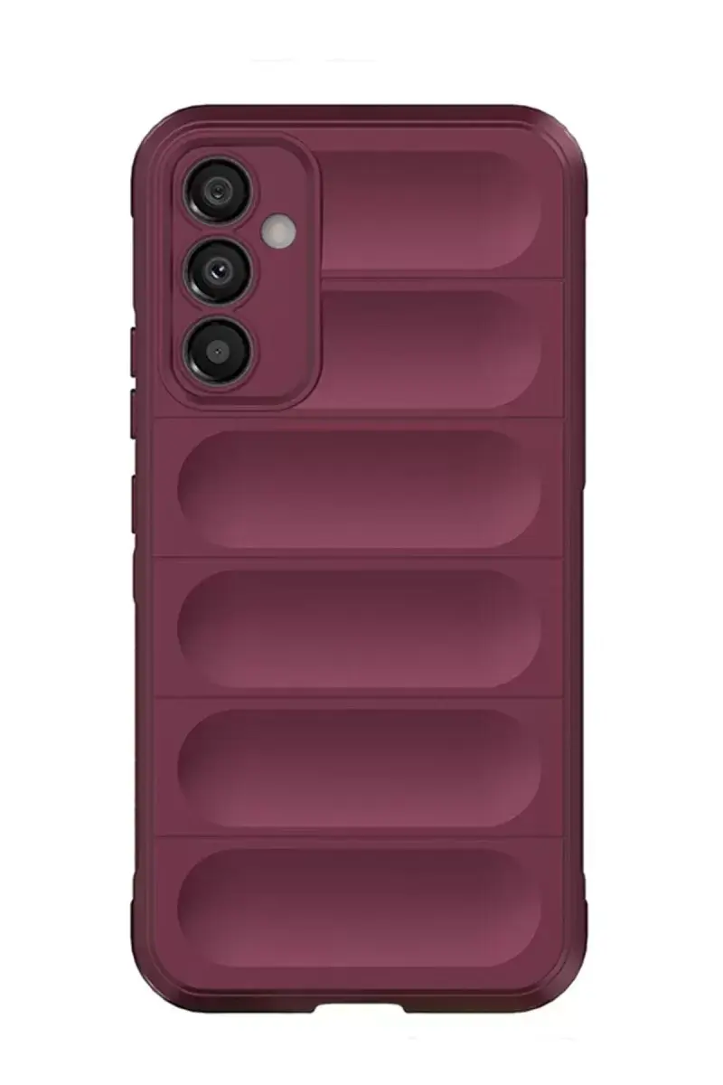 Newface Samsung Galaxy A15 4g Kılıf Optimum Silikon - Bordo