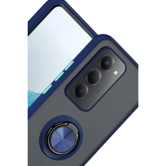 Xiaomi Redmi 15 4g Montreal Yüzüklü Silikon Kapak - Lacivert