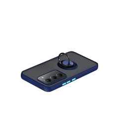 Xiaomi Redmi 15 4g Montreal Yüzüklü Silikon Kapak - Lacivert