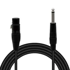 Magicvoice Ld379 Xlr Canon Dişi - 6.3 Mm Mono Erkek 1 Metre Kablo