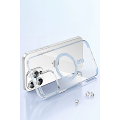 Joko  İphone 15 Pro Move Taşlı Magsafe Kapak - Siyah