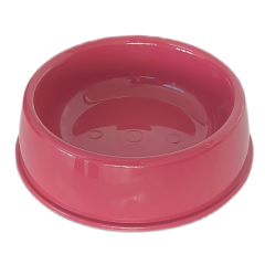 Markapet Kedi Köpek Plastik Mama Ve Su Kabı 20 cm - 200 ml Kırmızı