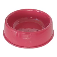 Markapet Kedi Köpek Plastik Mama Ve Su Kabı 20 cm - 200 ml Kırmızı