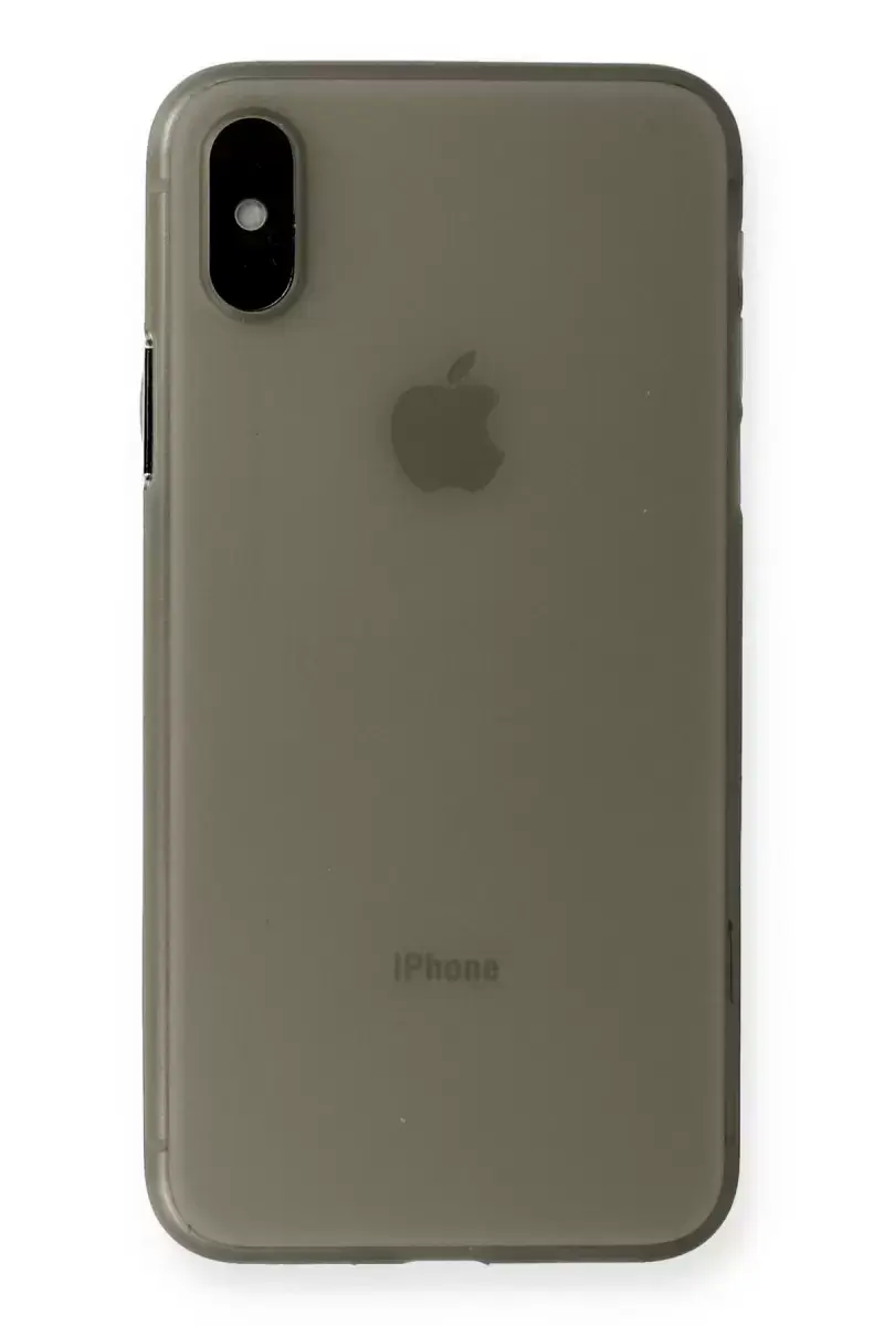 Newface Apple İphone Xs Max Kılıf Pp Ultra İnce Kapak - Gri