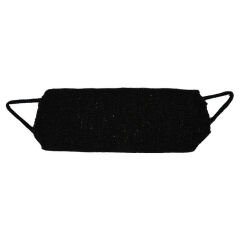 Doğal Keçi Kılı İpli Sırt ve Vücut Kesesi Siyah 52x18