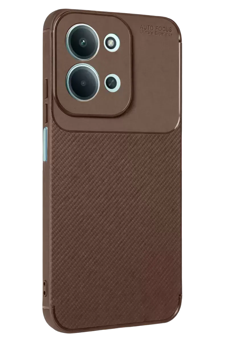 Newface Xiaomi Redmi 15c 5g Auto Focus Karbon Kapak - Kahverengi
