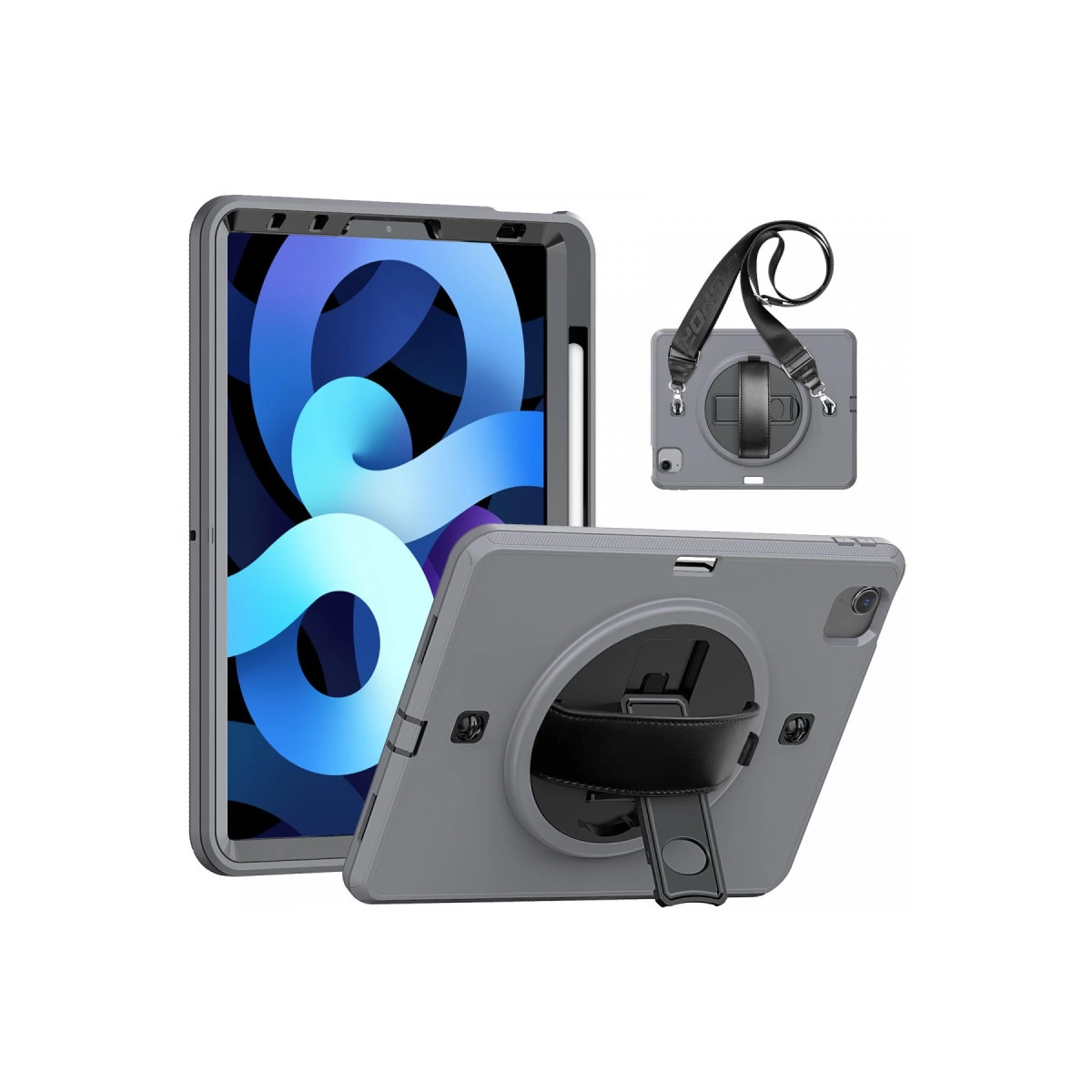 İpad Pro 11 (2020) Kılıf Strap-c Otterbox Tablet Kapak - Gri