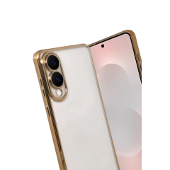 Samsung Galaxy S25 Edge Razer Lensli Silikon - Gold