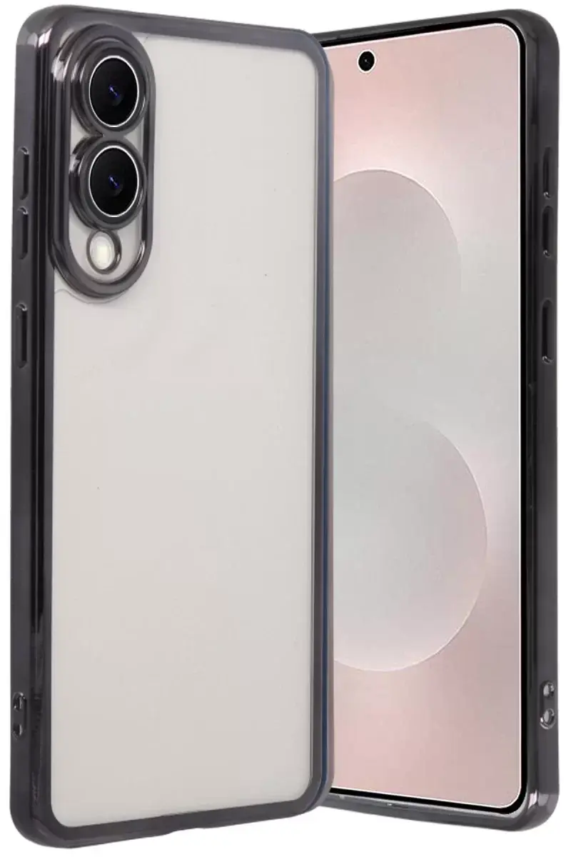 Newface Samsung Galaxy S25 Edge Razer Lensli Silikon - Siyah