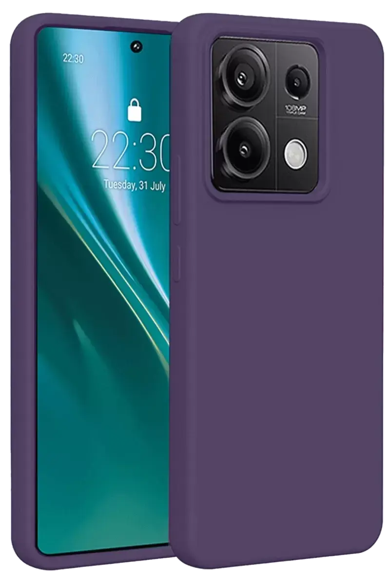Newface Xiaomi Redmi Note 13 Pro 4g Kılıf First Silikon - Mor