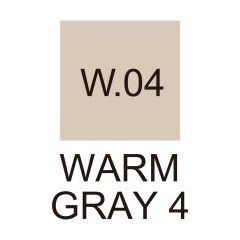 Kurecolor KC-3000 Twin Marker - Warm Gray 4 - W04