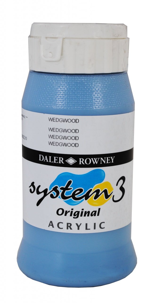 System 3 Akrilik Boya 500ml N:114 Wedgwood