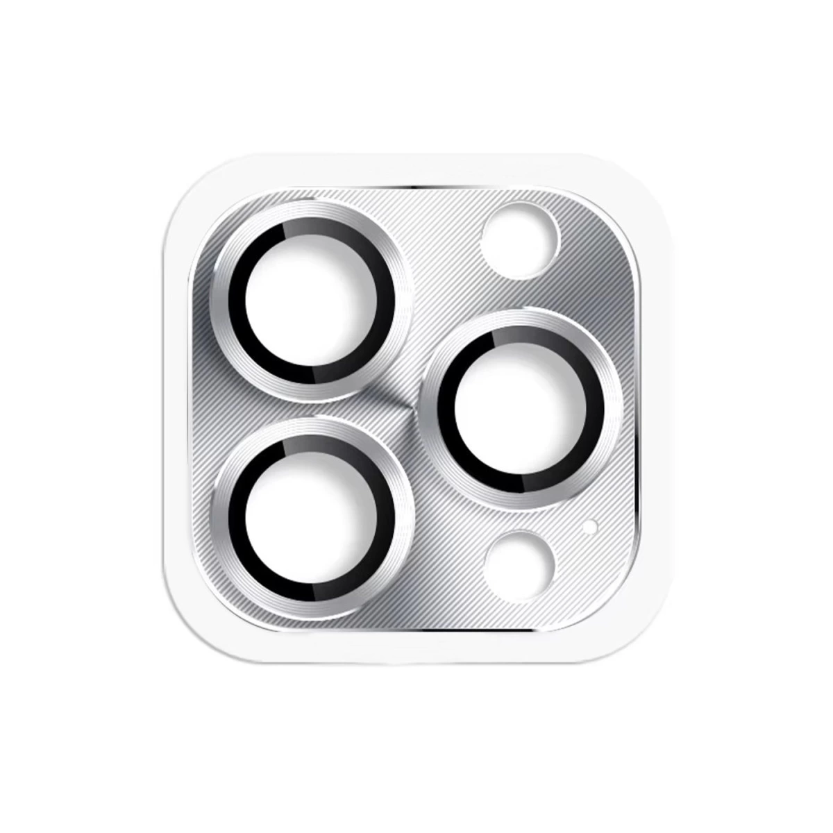 İphone 16 Pro Max Pers Alüminyum Kamera Lens - Gümüş