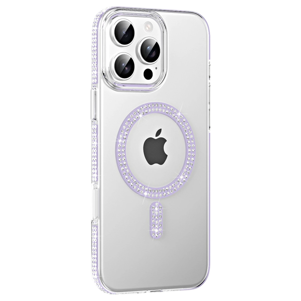 Joko  İphone 16 Pro Max Move Taşlı Magsafe Kapak - Lila