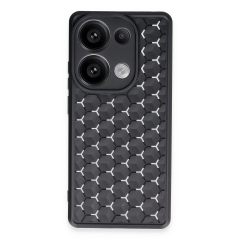 Xiaomi Redmi Note 13 Pro 5g Kılıf Petek Silikon Kapak - Siyah