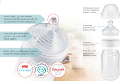Nature Sense Silikon Biberon Emziği No:1 (0-6 Ay, S) (2 Adet)