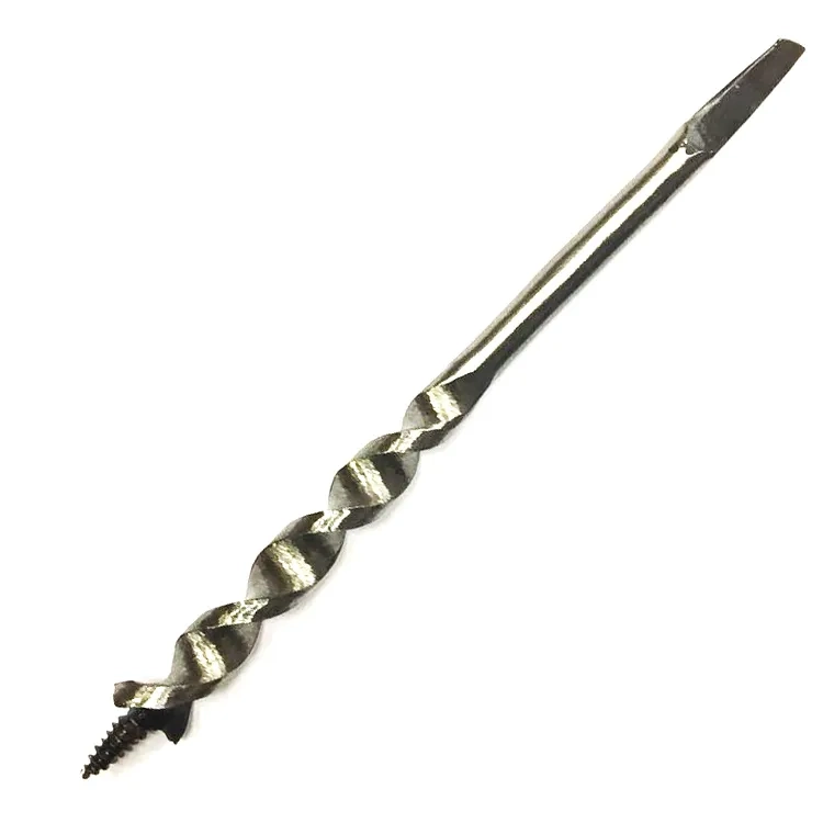 Fenerli Ahşap Burgu El / Matkap Ucu - Dört Köşe 18 Mm