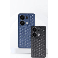 Xiaomi Redmi Note 13 Pro 5g Kılıf Petek Silikon Kapak - Lacivert