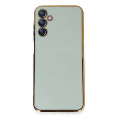 Samsung Galaxy M14 5g Kılıf Volet Silikon - Açık Yeşil