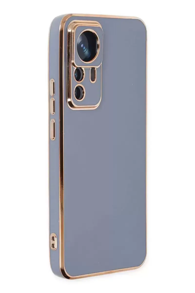 Newface Xiaomi Mi 12t Pro Kılıf Volet Silikon - Mavi