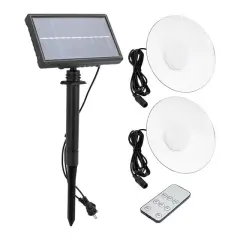 Powermaster Xf-707-2 Kumandalı Solarlı 2 Lambalı Projektör