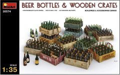 Maket Bira Şişe Ve Kasaları - 1:35 - 35574