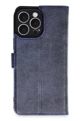 Newface İphone 16 Pro Max Kılıf Trend S Plus Kapaklı Kılıf - Lacivert