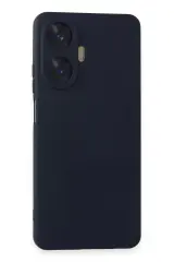 Newface Realme C55 Kılıf Nano İçi Kadife Silikon - Lacivert