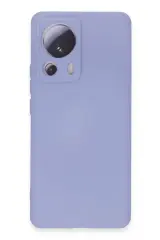 Newface Xiaomi Mi 13 Lite Kılıf Nano İçi Kadife Silikon - Lila