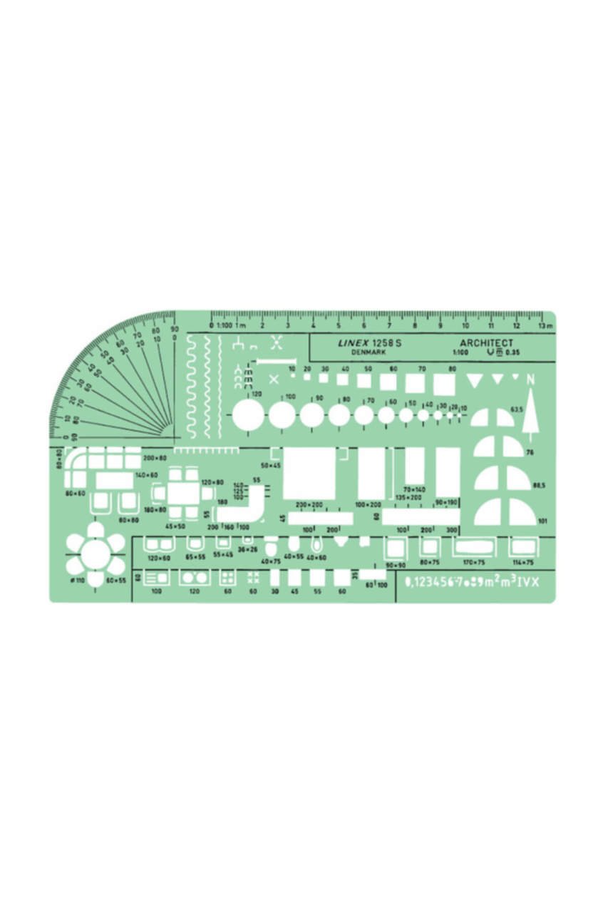 Architect 1/100 Şablon 1258S