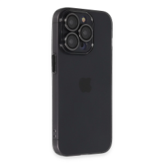 İphone 13 Pro Kılıf Luko Lens Silikon - Siyah