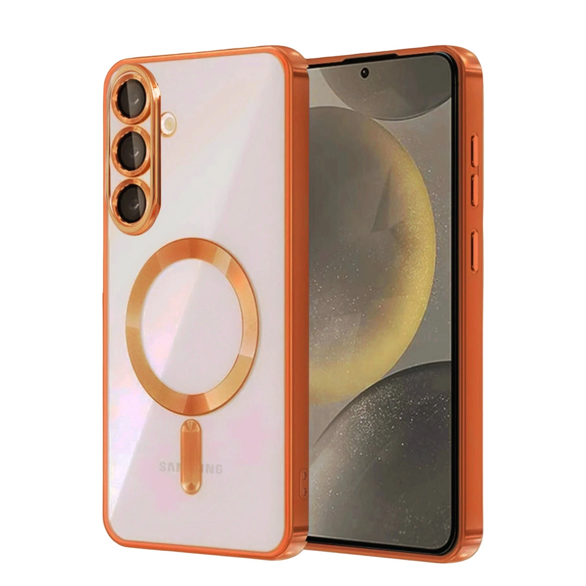 Samsung Galaxy A37 5g Kross Magneticsafe Kapak - Turuncu