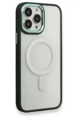 Newface Apple İphone 14 Pro Kılıf Room Magneticsafe Silikon - Köknar Yeşili