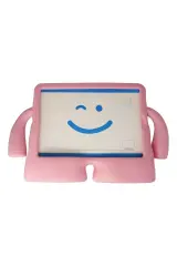 Newface Apple İpad Mini 6 Karakter Tablet Silikon - Açık Pembe