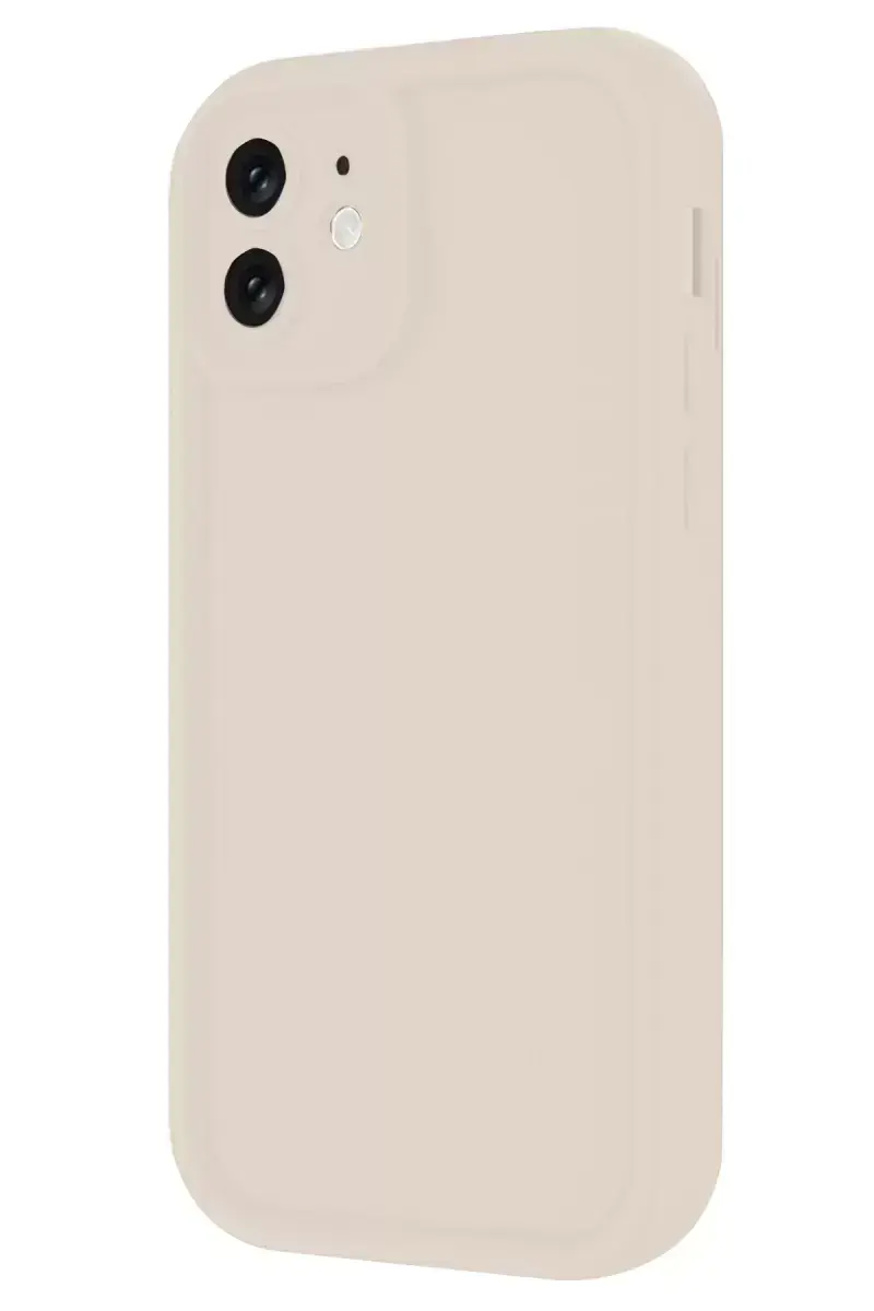 Newface Apple İphone 11 Kılıf Viera Silikon - Krem
