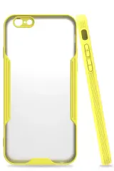 Newface Apple İphone 6 Kılıf Platin Silikon - Sarı